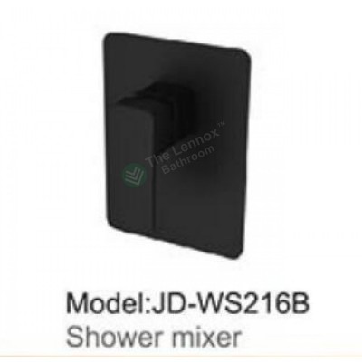 Shower Mixer Square Series JD-WS216B Matte Black